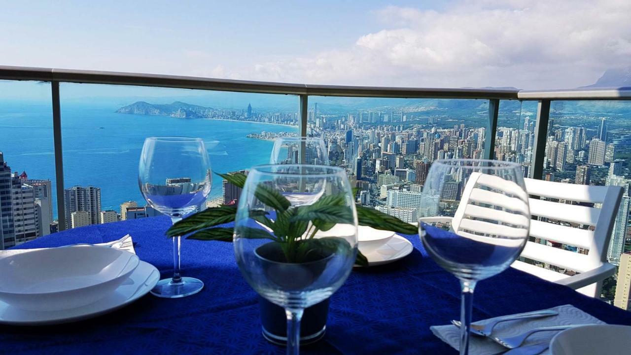 Highrise Apartment With Private Terrace & Sea Views - 34Th Floor Benidorm Eksteriør billede